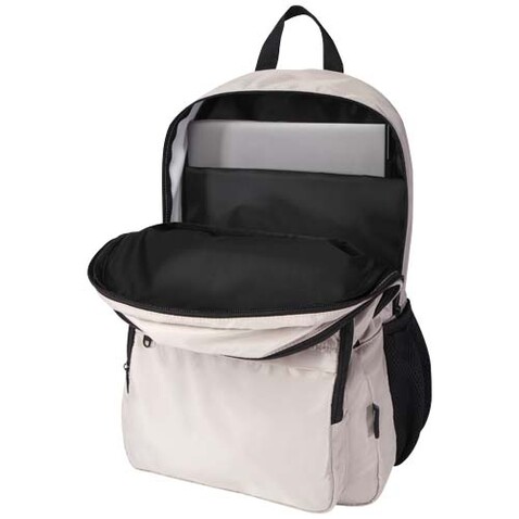 Trend Plus 15" Laptop-Rucksack aus recyceltem GRS-Material 20 L, Oatmeal bedrucken, Art.-Nr. 13008607 Trend Plus 15" Laptop-Rucksack aus recyceltem GRS-Material 20 L, Oatmeal bedrucken, Art.-Nr. 13008607