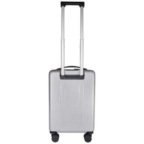 Rover Pro 20" Kabinentrolley aus recyceltem GRS-Material 40 L, silber bedrucken, Art.-Nr. 13008781