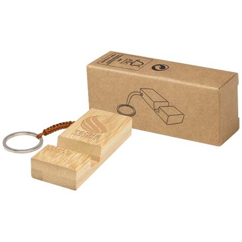 Bosona Smartphonehalterung mit Schlüsselanhänger aus Bambus, holz bedrucken, Art.-Nr. 10460671 Bosona Smartphonehalterung mit Schlüsselanhänger aus Bambus, holz bedrucken, Art.-Nr. 10460671