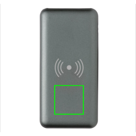 10.000 mAh FastCharging 10W Wireless Powerbank mit PD grau bedrucken, Art.-Nr. P322.142 10.000 mAh FastCharging 10W Wireless Powerbank mit PD grau bedrucken, Art.-Nr. P322.142