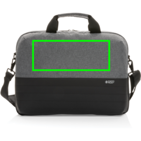 Swiss Peak AWARE™ RFID 15,6" Laptoptasche grau bedrucken, Art.-Nr. P763.122 Swiss Peak AWARE™ RFID 15,6" Laptoptasche grau bedrucken, Art.-Nr. P763.122