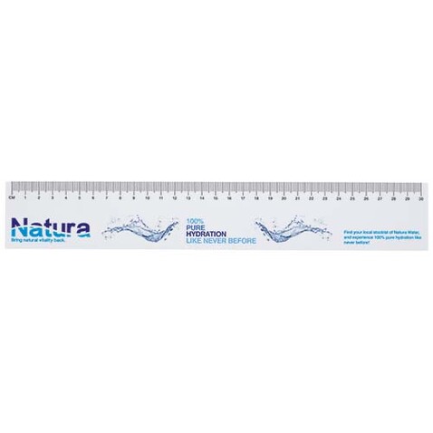 Sticky-Mate® Haftnotizen mit gedrucktem 30 cm Lineal aus recyceltem Material, weiss bedrucken, Art.-Nr. 21301011 Sticky-Mate® Haftnotizen mit gedrucktem 30 cm Lineal aus recyceltem Material, weiss bedrucken, Art.-Nr. 21301011