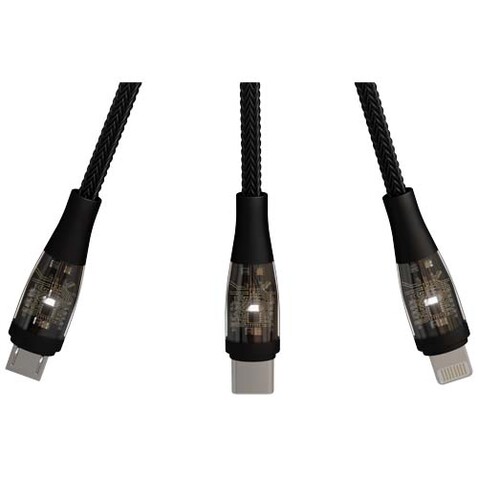 SCX.design C50 100 W/5 A 5-in-1 Schnellladekabel mit Digitalanzeige, schwarz bedrucken, Art.-Nr. 2PX16290 SCX.design C50 100 W/5 A 5-in-1 Schnellladekabel mit Digitalanzeige, schwarz bedrucken, Art.-Nr. 2PX16290