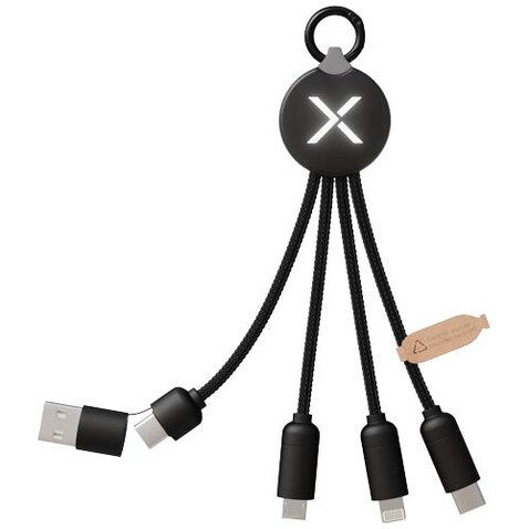SCX.design C14 20W 5-in-1 Ladekabel, schwarz bedrucken, Art.-Nr. 2PX17990 SCX.design C14 20W 5-in-1 Ladekabel, schwarz bedrucken, Art.-Nr. 2PX17990