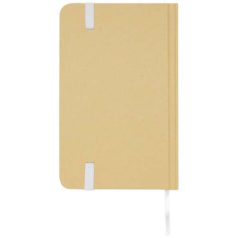 Reed A6 Hardcover Notizbuch, blanko, aus recyceltem Material, weiss bedrucken, Art.-Nr. 10602201 Reed A6 Hardcover Notizbuch, blanko, aus recyceltem Material, weiss bedrucken, Art.-Nr. 10602201