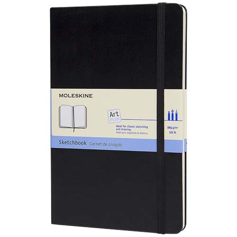 Moleskine Large Art Skizzenbuch, schwarz bedrucken, Art.-Nr. 10795690 Moleskine Large Art Skizzenbuch, schwarz bedrucken, Art.-Nr. 10795690
