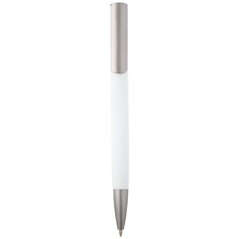 Ziguur Kugelschreiber aus recyceltem Aluminium (blaue Mine), weiss bedrucken, Art.-Nr. 10797101 Ziguur Kugelschreiber aus recyceltem Aluminium (blaue Mine), weiss bedrucken, Art.-Nr. 10797101