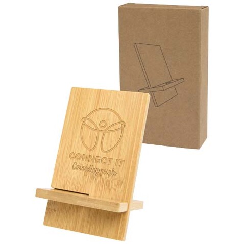Ceibo Abnehmbare Smartphonehalterung aus Bambus, holz bedrucken, Art.-Nr. 10460571 Ceibo Abnehmbare Smartphonehalterung aus Bambus, holz bedrucken, Art.-Nr. 10460571
