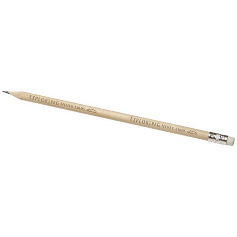 Graffo Bleistift mit Radiergummi, natur bedrucken, Art.-Nr. 10799006 Graffo Bleistift mit Radiergummi, natur bedrucken, Art.-Nr. 10799006