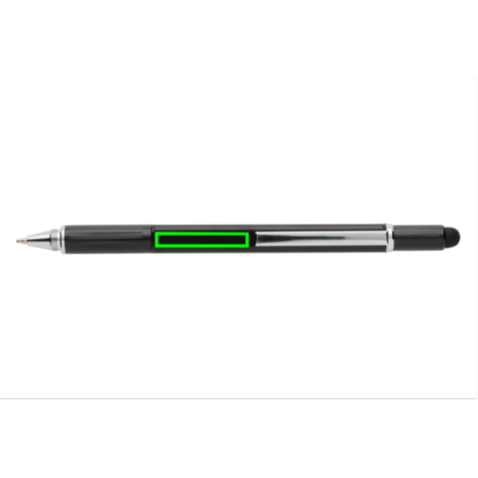 5-in-1 Aluminium Tool-Stift schwarz bedrucken, Art.-Nr. P221.551 5-in-1 Aluminium Tool-Stift schwarz bedrucken, Art.-Nr. P221.551