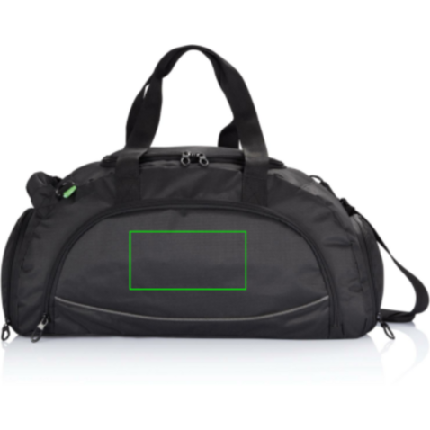 Sporttasche Florida, PVC-frei schwarz bedrucken, Art.-Nr. P703.731 Sporttasche Florida, PVC-frei schwarz bedrucken, Art.-Nr. P703.731