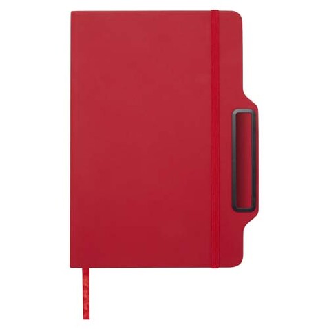 Nexus A5 Hardcover Notizbuch mit Kugelschreiber und Bleistiftset (schwarze Mine), rot bedrucken, Art.-Nr. 10796921 Nexus A5 Hardcover Notizbuch mit Kugelschreiber und Bleistiftset (schwarze Mine), rot bedrucken, Art.-Nr. 10796921