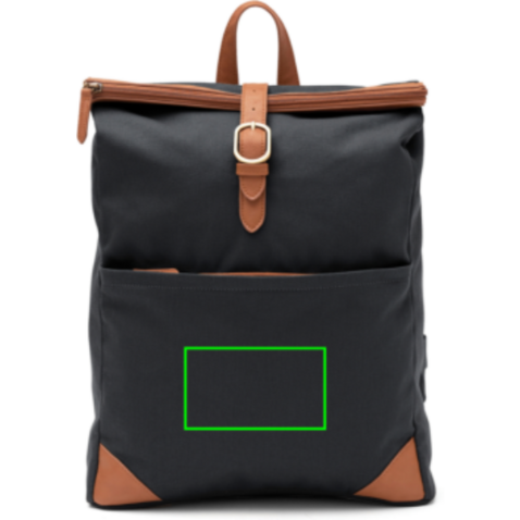 VINGA Sloane-Rucksack RCS aus recyceltem Polyester grau bedrucken, Art.-Nr. 560125 VINGA Sloane-Rucksack RCS aus recyceltem Polyester grau bedrucken, Art.-Nr. 560125