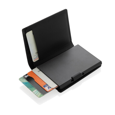 Seekcard RCS rPolyester Kartenetui mit weltweiter Ortung schwarz bedrucken, Art.-Nr. P301.5901 Seekcard RCS rPolyester Kartenetui mit weltweiter Ortung schwarz bedrucken, Art.-Nr. P301.5901