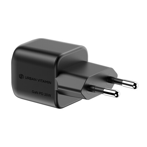 Urban Vitamin Monterey 20W-GAN-Ladegerät aus RCS rec. PC schwarz bedrucken, Art.-Nr. P301.9701 Urban Vitamin Monterey 20W-GAN-Ladegerät aus RCS rec. PC schwarz bedrucken, Art.-Nr. P301.9701