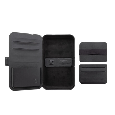 Swiss Peak Travel-Case aus RCS rec. PU mit 3-in-1-Charger schwarz bedrucken, Art.-Nr. P309.0501 Swiss Peak Travel-Case aus RCS rec. PU mit 3-in-1-Charger schwarz bedrucken, Art.-Nr. P309.0501