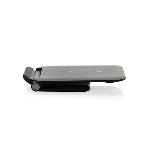 Powerpal 3-in-1 15W-Ladegerät aus RCS recyceltem Kunststoff schwarz bedrucken, Art.-Nr. P309.0601 Powerpal 3-in-1 15W-Ladegerät aus RCS recyceltem Kunststoff schwarz bedrucken, Art.-Nr. P309.0601