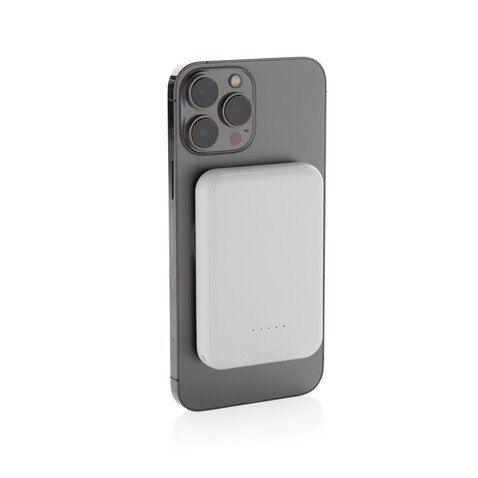 Stellar 5.000mAh 5W magnetische Powerbank aus RCS rec. ABS weiß bedrucken, Art.-Nr. P322.5903 Stellar 5.000mAh 5W magnetische Powerbank aus RCS rec. ABS weiß bedrucken, Art.-Nr. P322.5903