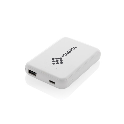 Stellar 5.000mAh 5W magnetische Powerbank aus RCS rec. ABS weiß bedrucken, Art.-Nr. P322.5903 Stellar 5.000mAh 5W magnetische Powerbank aus RCS rec. ABS weiß bedrucken, Art.-Nr. P322.5903
