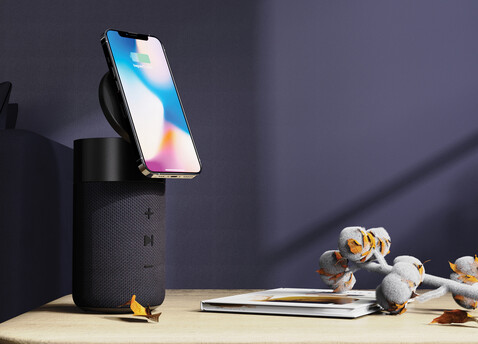 Urban Vitamin Anaheim RCS recycelter 10W Speaker,15W Charger schwarz bedrucken, Art.-Nr. P331.5801 Urban Vitamin Anaheim RCS recycelter 10W Speaker,15W Charger schwarz bedrucken, Art.-Nr. P331.5801