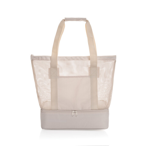 Iqlo Aware™ RPET 2-in-1 Kühltasche beige bedrucken, Art.-Nr. P422.4919 Iqlo Aware™ RPET 2-in-1 Kühltasche beige bedrucken, Art.-Nr. P422.4919