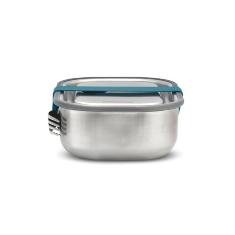 Black+Blum Stainless Steel Lunch Box groß turkis bedrucken, Art.-Nr. P439.0033 Black+Blum Stainless Steel Lunch Box groß turkis bedrucken, Art.-Nr. P439.0033