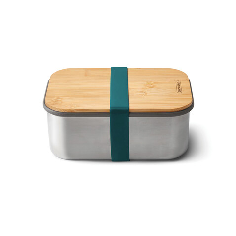 Black+Blum Stainless Steel Sandwich Box groß turkis bedrucken, Art.-Nr. P439.0133 Black+Blum Stainless Steel Sandwich Box groß turkis bedrucken, Art.-Nr. P439.0133