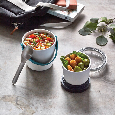 Black+Blum Lunch Pot Original turkis bedrucken, Art.-Nr. P439.0333 Black+Blum Lunch Pot Original turkis bedrucken, Art.-Nr. P439.0333
