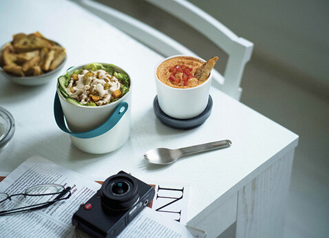 Black+Blum Lunch Pot Original turkis bedrucken, Art.-Nr. P439.0333 Black+Blum Lunch Pot Original turkis bedrucken, Art.-Nr. P439.0333