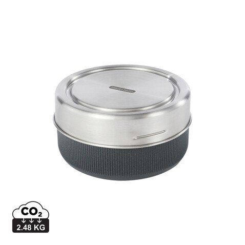 Black+Blum Glass Lunch Bowl 750ml silber bedrucken, Art.-Nr. P439.0402