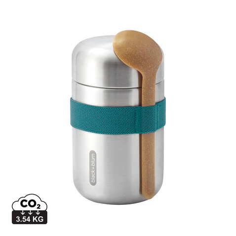Black+Blum Food Flask 400ml turkis bedrucken, Art.-Nr. P439.0533 Black+Blum Food Flask 400ml turkis bedrucken, Art.-Nr. P439.0533