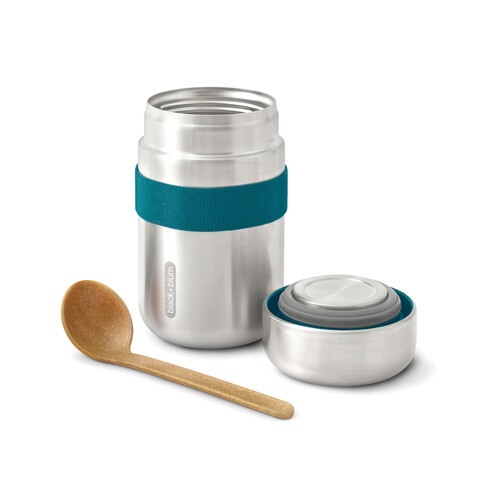 Black+Blum Food Flask 400ml turkis bedrucken, Art.-Nr. P439.0533 Black+Blum Food Flask 400ml turkis bedrucken, Art.-Nr. P439.0533