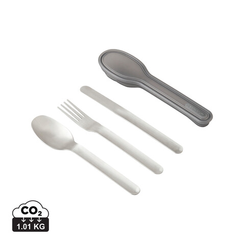 Black+Blum Besteck-Set silber bedrucken, Art.-Nr. P439.0702 Black+Blum Besteck-Set silber bedrucken, Art.-Nr. P439.0702