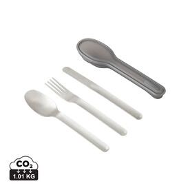 Black+Blum Besteck-Set silber bedrucken, Art.-Nr. P439.0702