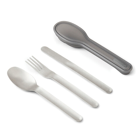 Black+Blum Besteck-Set silber bedrucken, Art.-Nr. P439.0702 Black+Blum Besteck-Set silber bedrucken, Art.-Nr. P439.0702