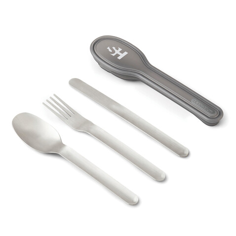 Black+Blum Besteck-Set silber bedrucken, Art.-Nr. P439.0702 Black+Blum Besteck-Set silber bedrucken, Art.-Nr. P439.0702