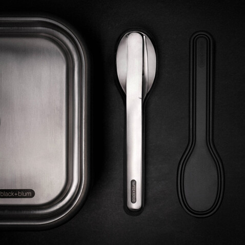 Black+Blum Besteck-Set silber bedrucken, Art.-Nr. P439.0702 Black+Blum Besteck-Set silber bedrucken, Art.-Nr. P439.0702