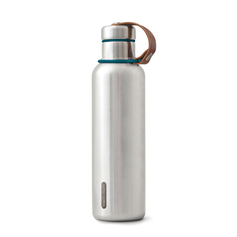 Black+Blum isolierte Wasserflasche groß, 750ml turkis bedrucken, Art.-Nr. P439.1133