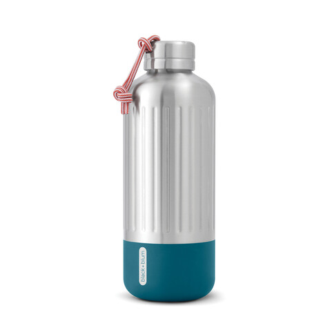 Black+Blum Explorer isolierte Wasserflasche groß, 850ml turkis bedrucken, Art.-Nr. P439.1333 Black+Blum Explorer isolierte Wasserflasche groß, 850ml turkis bedrucken, Art.-Nr. P439.1333