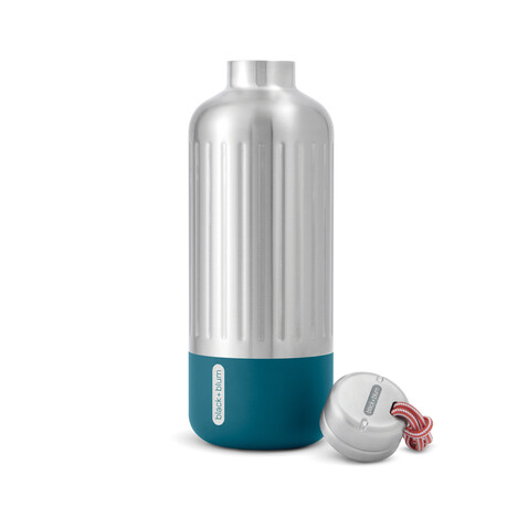Black+Blum Explorer isolierte Wasserflasche groß, 850ml turkis bedrucken, Art.-Nr. P439.1333 Black+Blum Explorer isolierte Wasserflasche groß, 850ml turkis bedrucken, Art.-Nr. P439.1333