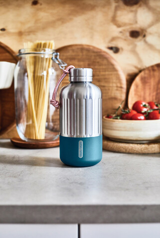 Black+Blum Explorer isolierte Wasserflasche groß, 850ml turkis bedrucken, Art.-Nr. P439.1333 Black+Blum Explorer isolierte Wasserflasche groß, 850ml turkis bedrucken, Art.-Nr. P439.1333