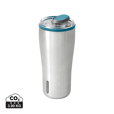 Black+Blum isolierter Reisebecher 600ml turkis bedrucken, Art.-Nr. P439.1433