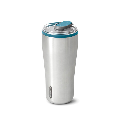 Black+Blum isolierter Reisebecher 600ml turkis bedrucken, Art.-Nr. P439.1433