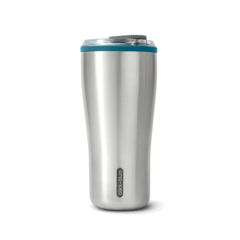 Black+Blum isolierter Reisebecher 600ml turkis bedrucken, Art.-Nr. P439.1433
