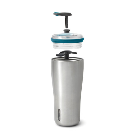 Black+Blum isolierter Reisebecher 600ml turkis bedrucken, Art.-Nr. P439.1433