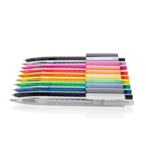 X3 Frosted-Pen aus GRS recyceltem PC lila bedrucken, Art.-Nr. P611.3330 X3 Frosted-Pen aus GRS recyceltem PC lila bedrucken, Art.-Nr. P611.3330