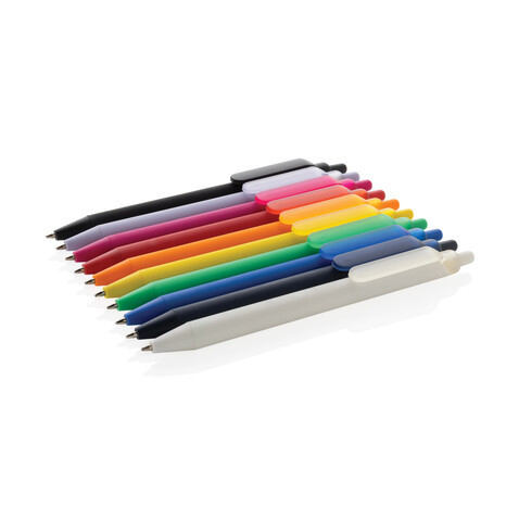 Tide Smooth Touch Stift aus GRS zertifiziert recyceltem ABS lila bedrucken, Art.-Nr. P611.3430 Tide Smooth Touch Stift aus GRS zertifiziert recyceltem ABS lila bedrucken, Art.-Nr. P611.3430