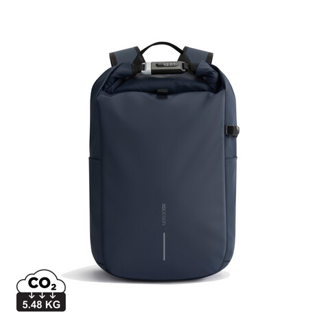 Urban wasserabweisender Anti-Diebstahl Rucksack navy blau, schwarz bedrucken, Art.-Nr. P706.2825 Urban wasserabweisender Anti-Diebstahl Rucksack navy blau, schwarz bedrucken, Art.-Nr. P706.2825