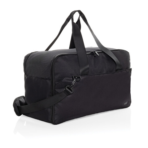 Swiss Peak Aware™ RPET 15,6" Laptop-Wochenendtasche schwarz bedrucken, Art.-Nr. P707.2701 Swiss Peak Aware™ RPET 15,6" Laptop-Wochenendtasche schwarz bedrucken, Art.-Nr. P707.2701