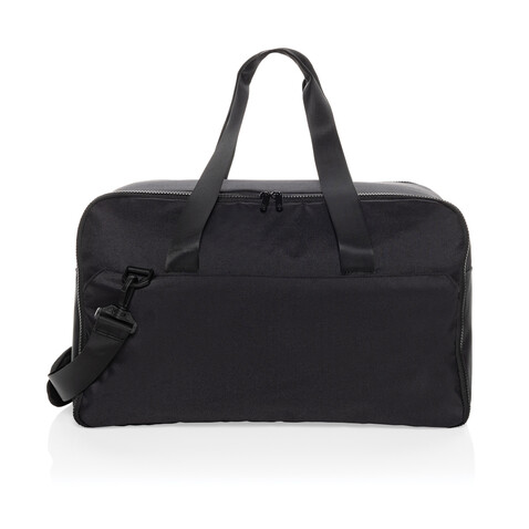 Swiss Peak Aware™ RPET 15,6" Laptop-Wochenendtasche schwarz bedrucken, Art.-Nr. P707.2701 Swiss Peak Aware™ RPET 15,6" Laptop-Wochenendtasche schwarz bedrucken, Art.-Nr. P707.2701